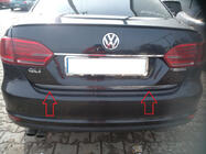 Volkswagen Jetta 2011-2018 гг. Накладка на багажник нержавейка 2014-2018 фото 1