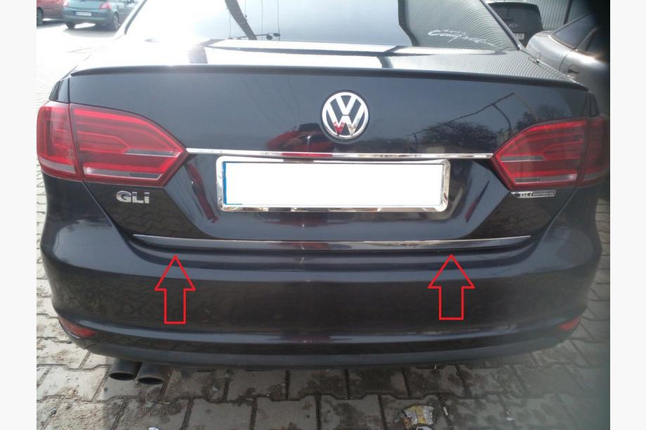 Volkswagen Jetta 2011-2018 гг. Накладка на багажник нержавейка 2014-2018 Image