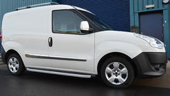 Opel Combo 2012-2018 гг. Хромированные Накладки на Ручки (4 шт., Нержавейка) фото 2