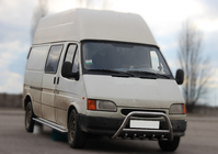 Ford Transit 1991-2000 гг. Кенгурятник WT003 (нержавейка) фото 1