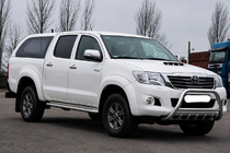 Toyota Hilux 2006-2015 гг. Кенгурятник WT003 (нержавейка) фото 3