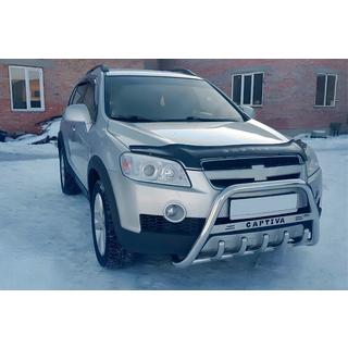 Кенгурятник WT004 Нержавейка Chevrolet Captiva 2006-2019 гг. фото 2