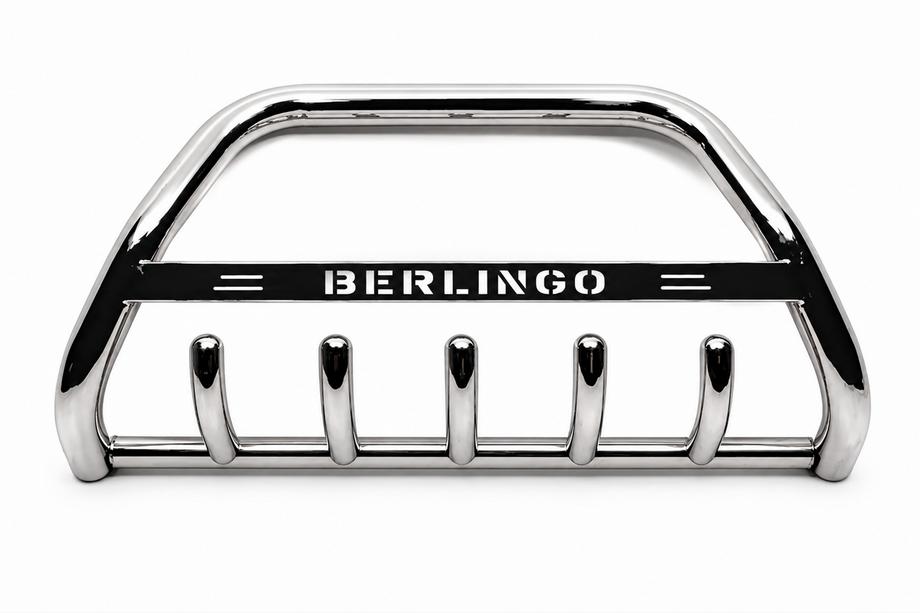 Citroen Berlingo 1996-2008 гг. Кенгурятник WT004 Нержавейка Image
