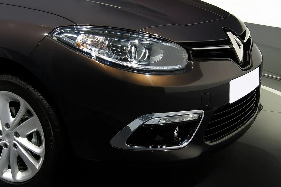 Renault Fluence 2009-2016 гг. Окантовки противотуманных фар (2013↗, 2 шт, нержавейка) Image