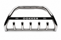 Dacia Dokker 2013-2022 гг. Кенгурятник WT004 Нержавейка фото 1