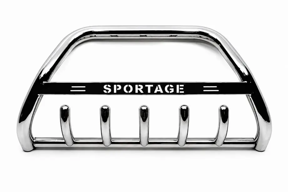 Kia Sportage 2004-2010 гг. Кенгурятник WT004 Нержавейка Image