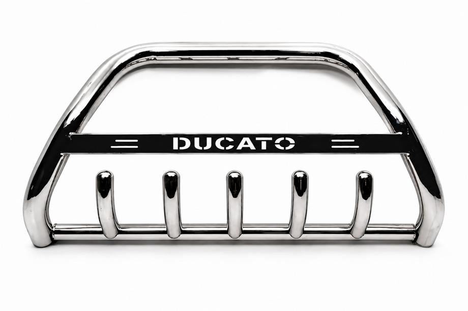 Fiat Ducato 2006-2025 гг. Кенгурятник WT004 Нержавейка Image