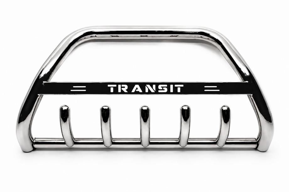 Ford Transit 1991-2000 гг. Кенгурятник WT004 Нержавейка Image