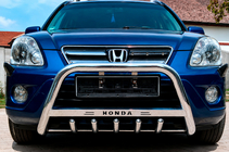 Honda CRV 2001-2006 гг. Кенгурятник WT004 Нержавейка фото 1