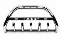Hyundai Tucson TL 2016-2021 гг. Кенгурятник WT004 Нержавейка фото 1