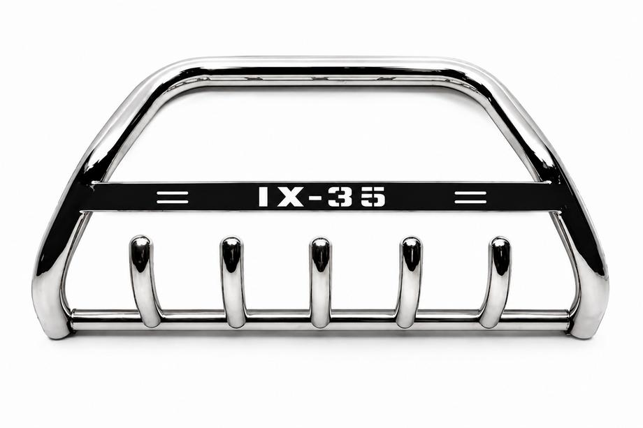 Hyundai IX-35 2010-2015 гг. Кенгурятник WT004 Нержавейка Image
