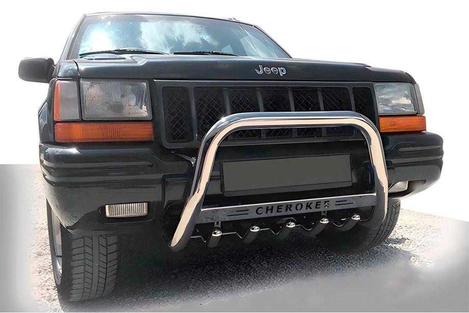 Jeep Grand Cherokee WJ 1999-2004 гг. Кенгурятник WT004 Нержавейка Image