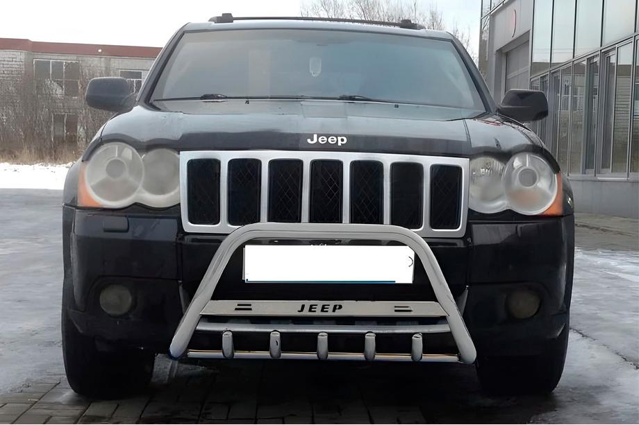 Jeep Grand Cherokee WK 2004-2010 гг. Кенгурятник WT004 Нержавейка Image