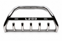 Mitsubishi L200 2006-2015 гг. Кенгурятник WT004 Нержавейка фото 3