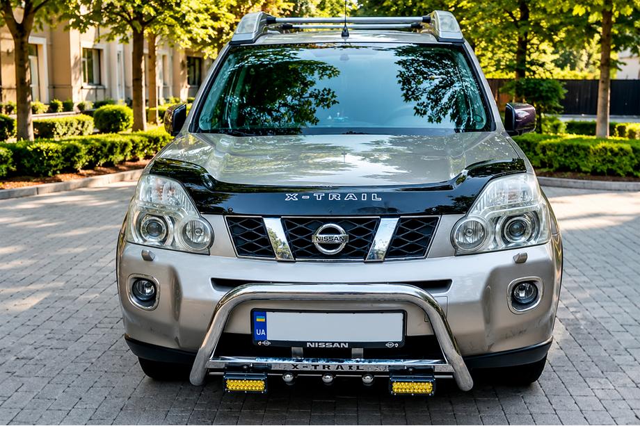 Nissan X-trail T31 2007-2014 гг. Кенгурятник WT004 Нержавейка Image