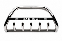 Nissan Qashqai 2014-2021 гг. Кенгурятник WT004 Нержавейка фото 1