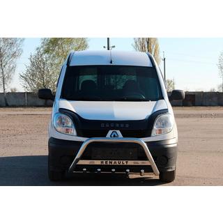 Кенгурятник WT004 Нержавейка Renault Kangoo 1998-2008 гг. фото 1