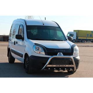 Кенгурятник WT004 Нержавейка Renault Kangoo 1998-2008 гг. фото 2