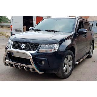 Кенгурятник WT004 Нержавейка Suzuki Grand Vitara 2005-2017 гг. фото 2