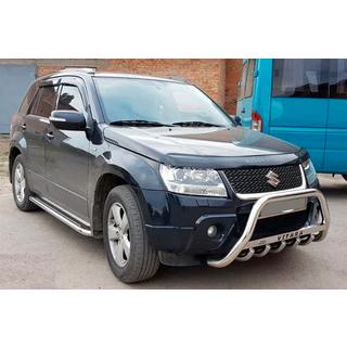 Кенгурятник WT004 Нержавейка Suzuki Grand Vitara 2005-2017 гг. фото 3