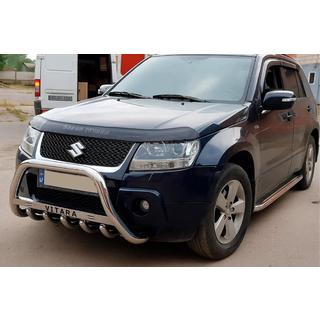 Кенгурятник WT004 Нержавейка Suzuki Grand Vitara 2005-2017 гг. фото 4