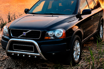 Volvo XC90 2002-2014 гг. Кенгурятник WT004 Нержавейка фото 1
