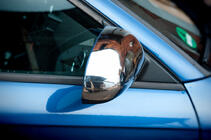 Audi A6 C6 2004-2011 гг. Накладки на Зеркала 2004-2008 (2 шт., Нержавеющая Сталь) фото 3