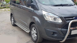 Ford Custom 2013-2022 гг. Кенгурятник WT006 (нержавейка) фото 2