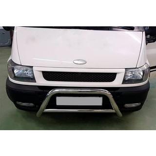 Кенгурятник WT006 (нержавейка) Ford Transit 2000–2014 гг.