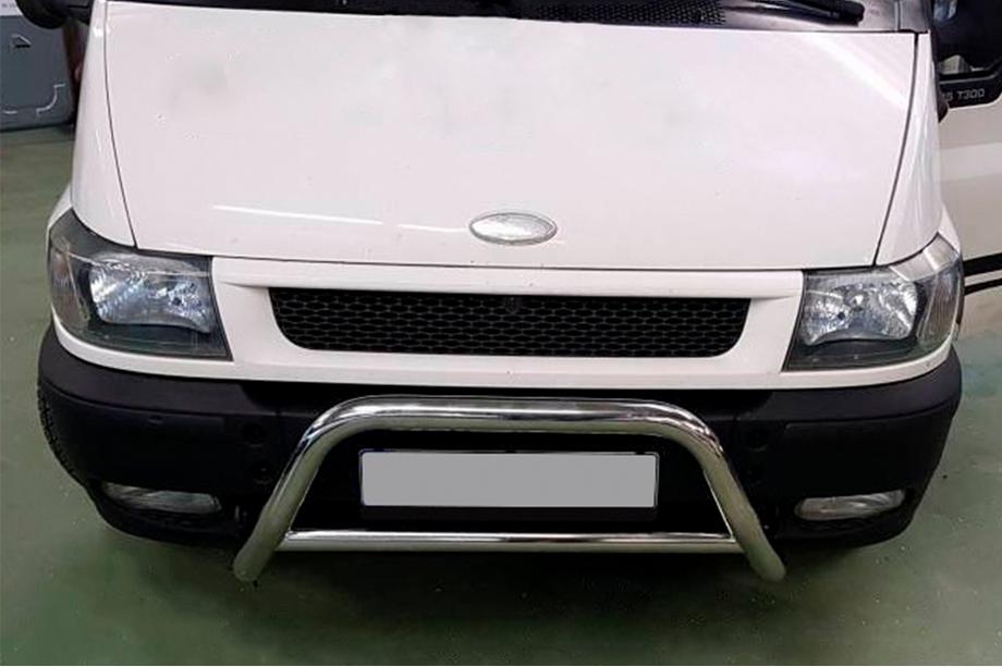 Ford Transit 2000–2014 гг. Кенгурятник WT006 (нержавейка) Image