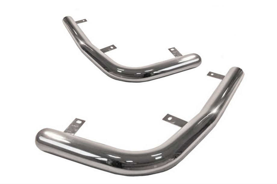 Mercedes ML W163 1997-2005 гг. Задние уголки AK003 (2 шт., нержавейка) Image
