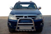 Toyota Fortuner 2006-2015 гг. Кенгурятник F12-11 Нержавейка фото 1