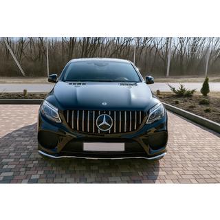 Тюнинг решетка радиатора (GT Panamericana) Mercedes GLE coupe C292 2015-2019 гг. фото 1