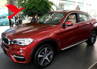 BMW X6 F16 2014-2019 гг. Интегрированные рейлинги хром OEM (Алюминий, установка на клей) фото 2