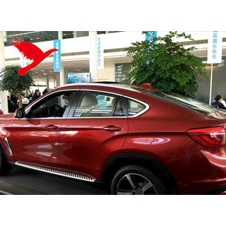 Интегрированные рейлинги хром OEM (Алюминий, установка на клей) BMW X6 F16 2014-2019 гг. фото 3