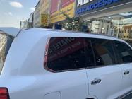 Toyota Land Cruiser 200 2007-2021 гг. Серые рейлинги 2008-2015 (дизайн Lexus 2018, 2 шт) фото 5