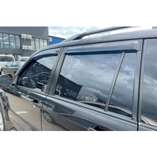 Ветровики на окна (4 шт, HIC) Toyota Land Cruiser Prado 120 2002-2009 гг. фото 1