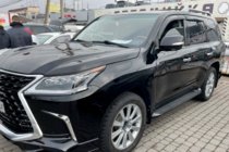 Lexus LX570/450d 2008-2022 гг. Ветровики 8 см (4 шт, HIC) фото 9