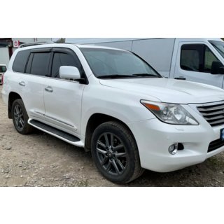 Ветровики 8 см (4 шт, HIC) Lexus LX570/450d 2008-2022 гг. фото 3