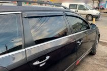 Volkswagen Passat B6 2006-2012 гг. Ветровики SW (4 шт, HIC) фото 2