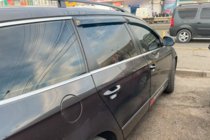 Volkswagen Passat B6 2006-2012 гг. Ветровики SW (4 шт, HIC) фото 4