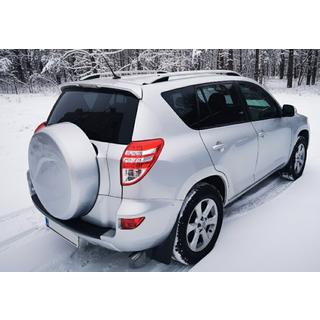 Рейлинги Skyport (серебристые) Toyota Rav 4 2006-2013 гг. фото 2