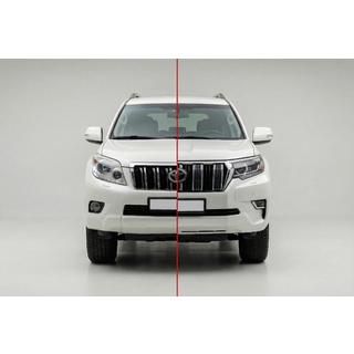Комплект рестайлинга 2009-2016 на 2017- (с фарами Full LED) Toyota Land Cruiser Prado 150 2009-2023 гг. фото 1