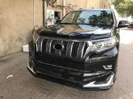 Toyota Land Cruiser Prado 150 2009-2023 гг. Накладки на передний и задний бампер Modelista V1 (2017-) Белый фото 9
