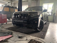 Toyota Land Cruiser Prado 150 2009-2023 гг. Накладки на передний и задний бампер Modelista V1 (2017-) Белый фото 14