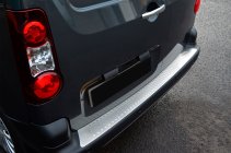 Citroen Berlingo 2008-2018 гг. Накладка на задний бампер Omsa Line (нержавейка) фото 2
