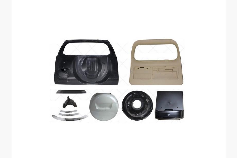 Toyota Land Cruiser Prado 150 2009-2023 гг. Комплект крепления запасного колеса Фото 2