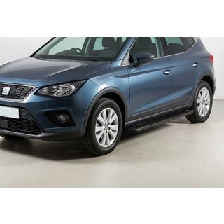Боковые Подножки Allmond Black (2 шт., Алюминий) Seat Arona 2017- гг. фото 1