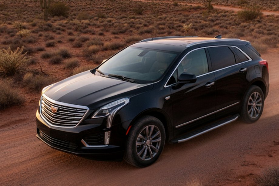 Cadillac XT5 2016- гг. Боковые Подножки Fullmond (2 шт., Алюминий) Image