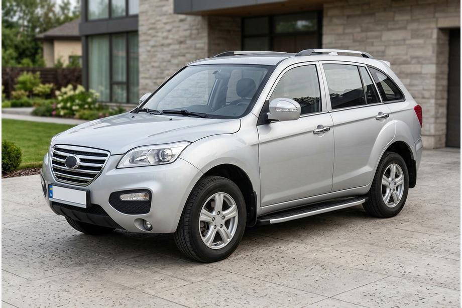 Lifan X60 2011- гг. Боковые Подножки Fullmond (2 шт., Алюминий) Image